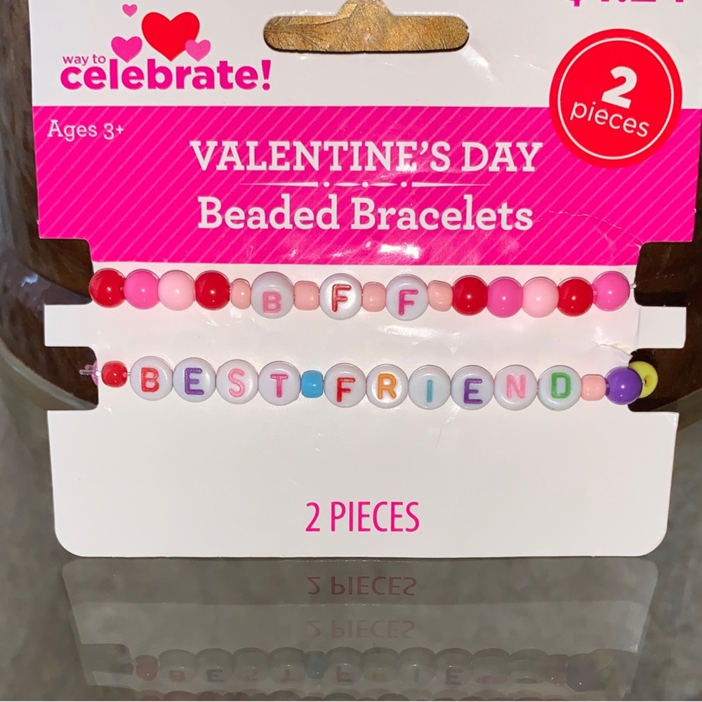 Valentine's Day Beaded Bracelets